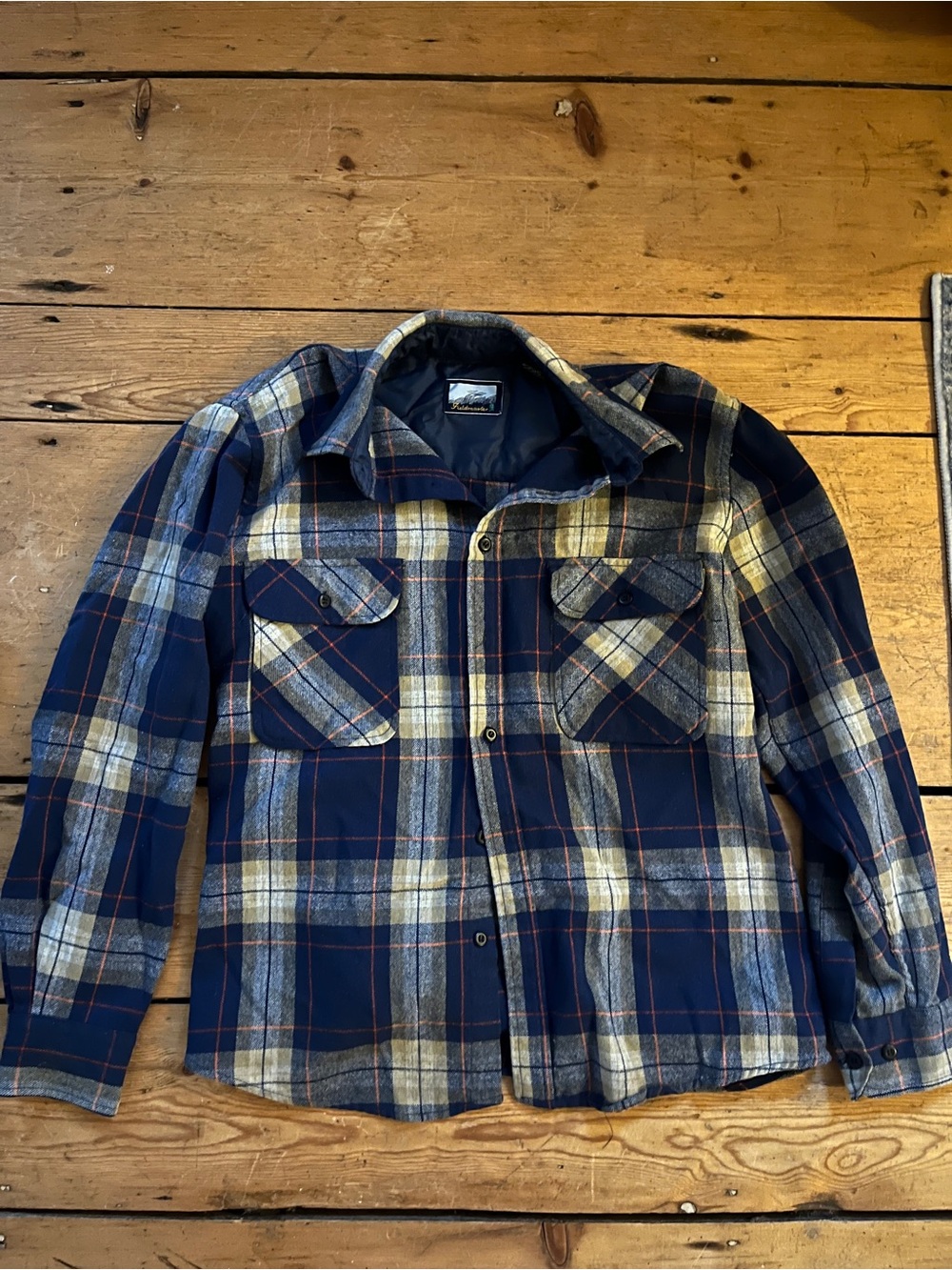 Vintage Fieldmaster Wool Blend Flannel Shirt